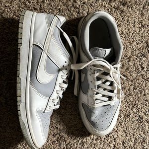 Size 11 Nike Air Force Ones Grey/white
